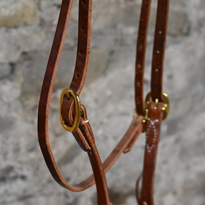 Knotted Browband Headstall with Ties