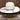 American Hat Co. 20X Fancy Vent Straw in Ivory with Black Band (4 1/4" Brim)
