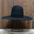 Tacchino 20X Reds black felt hat with a traditional open crown.