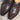 Lucchese ladies Western mule in burgundy leather with turquoise stitching and slide-on design