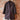 Frontier ladies rust blue green brocade frock coat with tailored bodice and mid-length skirt