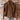 Schaefer ladies pecan studded suede jacket with zip front and Western yoke detailing