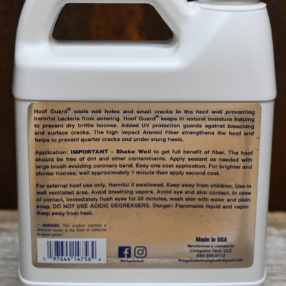 Well-Shod Hoof Guard 32 oz refill bottle – clear hoof sealant with Kevlar fiber