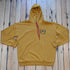 Goldenrod Sendero No Luck hoodie with horseshoe graphic and Sendero Provisions logo