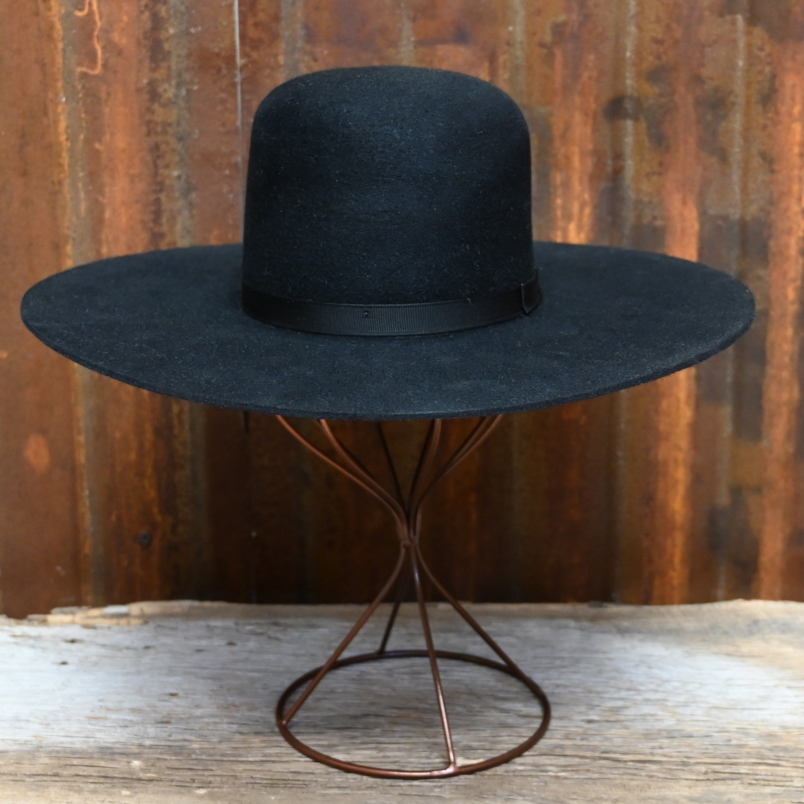 Flying Cloud Hats Amish Black Felt- 5