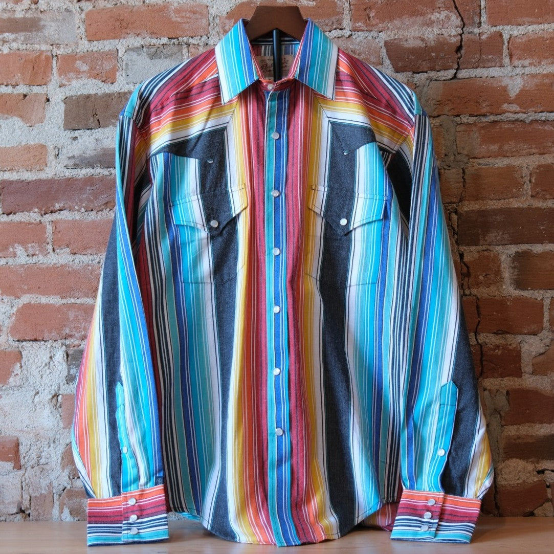 Rockmount Men’s Vintage Serape Stripe Western Shirt