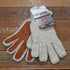 Fox River brown tweed rag and leather glove in large size