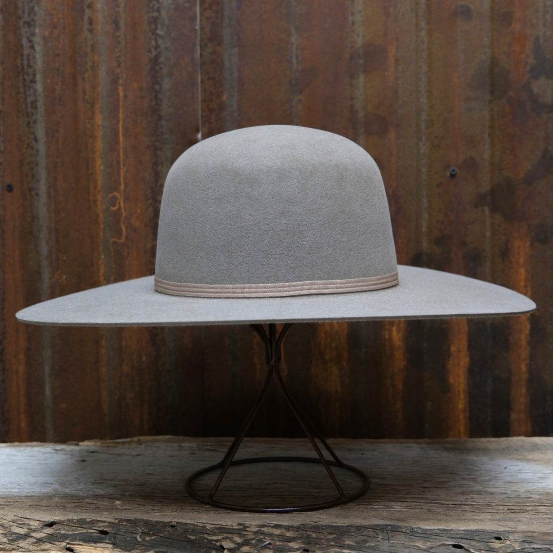 Cofer Hat Company Open Crown 100% Beaver Winchester Felt in Natural