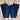 Wrangler Bespoke High Rise Trouser Jean in Alexandra dark blue stretch denim with high-rise and trouser leg silhouette
