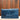 Latico Whitney Wallet with half Woven Front in Denim