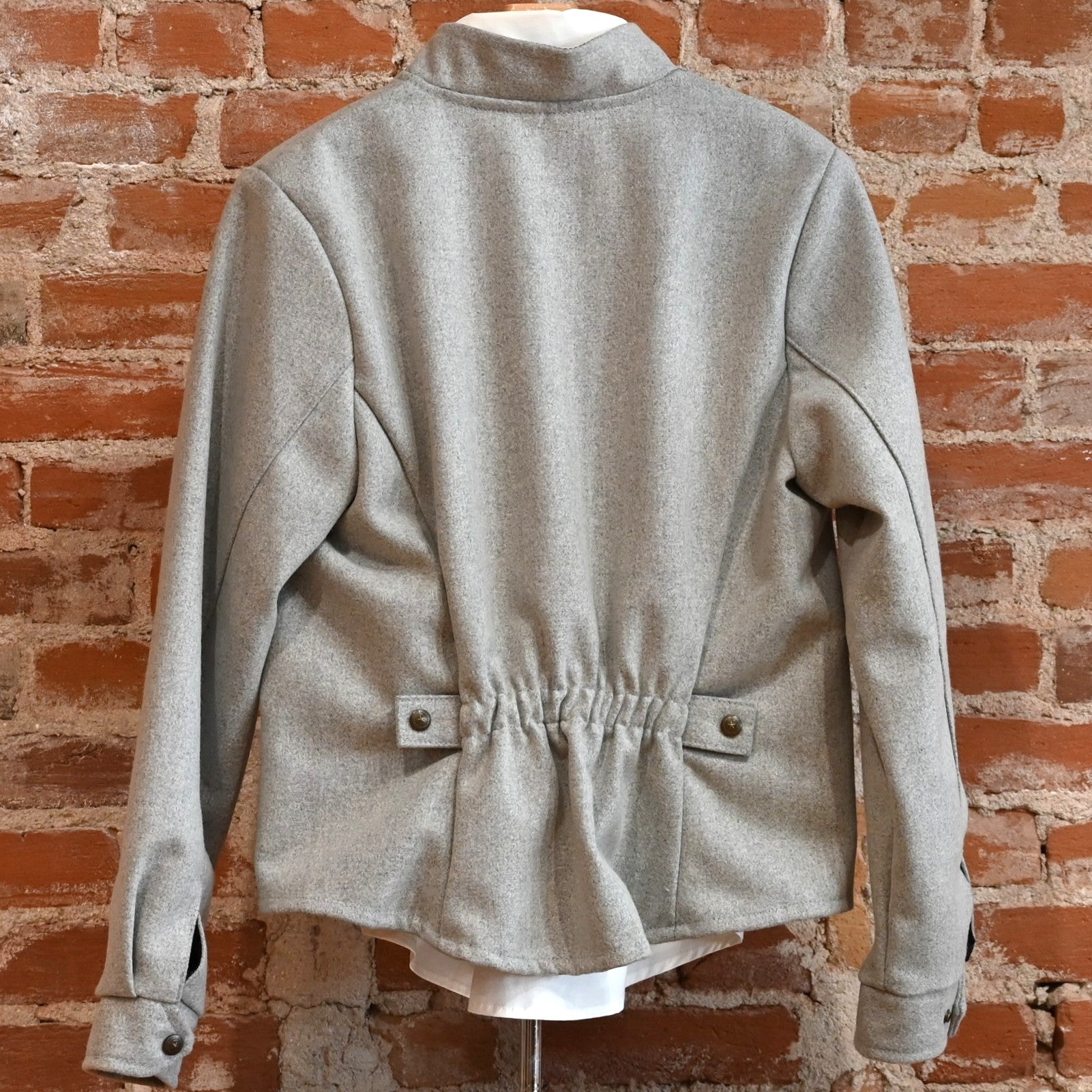 Schaefer Ladies Cassidy Wool Jacket – Gray, Red &amp; Black