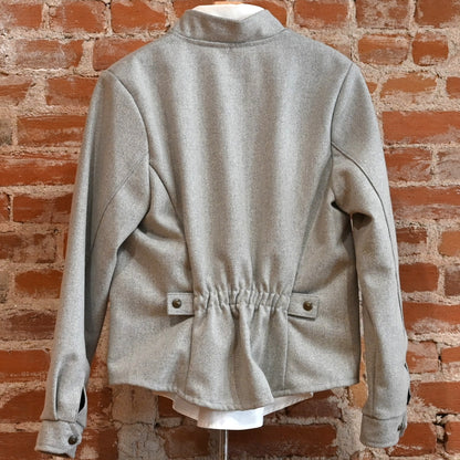 Schaefer Ladies Cassidy Wool Jacket – Gray, Red &amp; Black