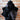 Pandemonium Pull-Thru Faux Fur Scarf in Espresso Bean & Black
