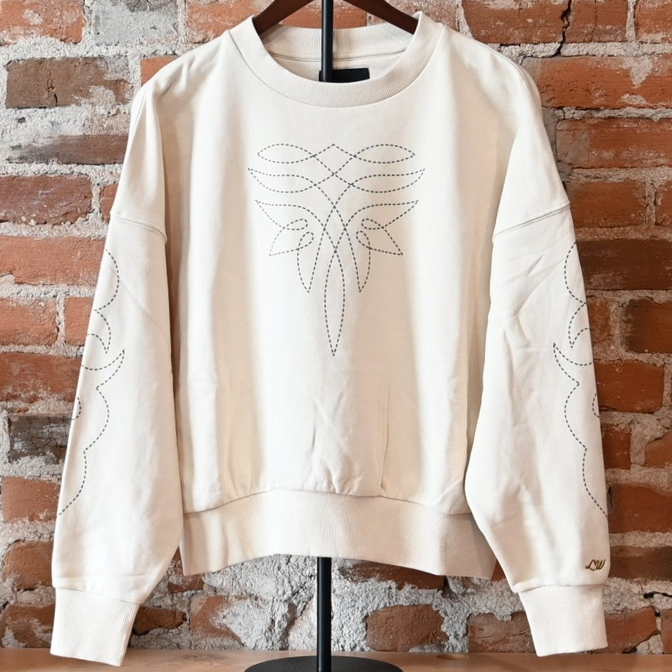 Wrangler x Lainey Wilson cowboy graphic sweatshirt