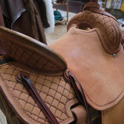 Billy Cook 15" All Around - Hot Oiled Rough Out - 1/2 Hatch