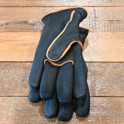 Geier Gloves black Nordic fleece lined deerskin work gloves