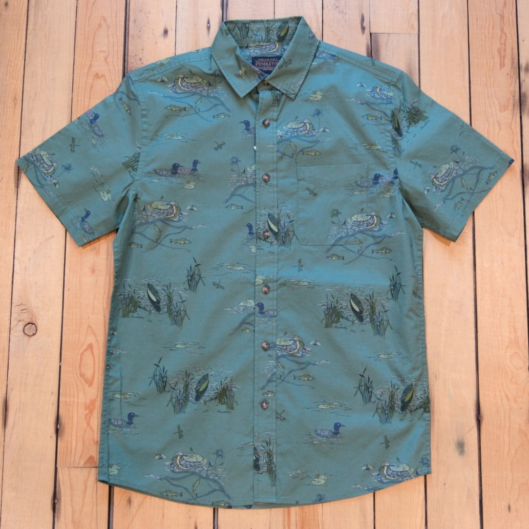 Pendleton Shoreline Shirt - Lakeside Green