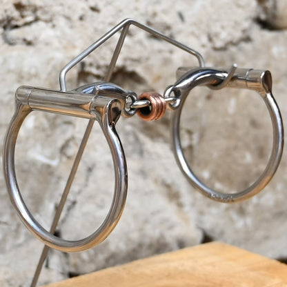 Myler Western Dee MB 11 bit with French link and copper roller