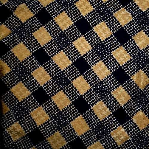 Cowboy Images bronze plaid charmeuse wild rag 36x36