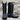 Nutted Calf Black Bison "The Man in Black" Town Boot on Custom "Duke" Last view of front and side
