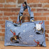 Ida Mae Home - Lazy J Chambray Quilted Tote Bag