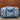 Myra Pinadora Traveller Bag in Blue Leather and Cotton view of bag