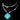 Peyote Bird Canyon Enchantress Necklace - Carved Turquoise Floral Jewelry