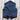 View of Charcoal Schaefer Cattle Baron wool vest with lapel collar, four pockets, and brass buttons