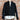 View of Schaefer ladies wool jacket in solid gray, red, or black with western yoke and zip front