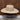 Serratelli 8X Phoenix 5" Flat Brim Open Crown in Sand view of side