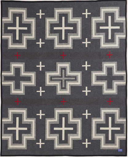 Pendleton San Miguel Blanket King size with heritage crosses pattern