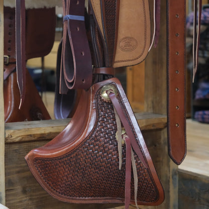 Billy Cook 15.5" Wade Half-Breed Saddle - Tapederos