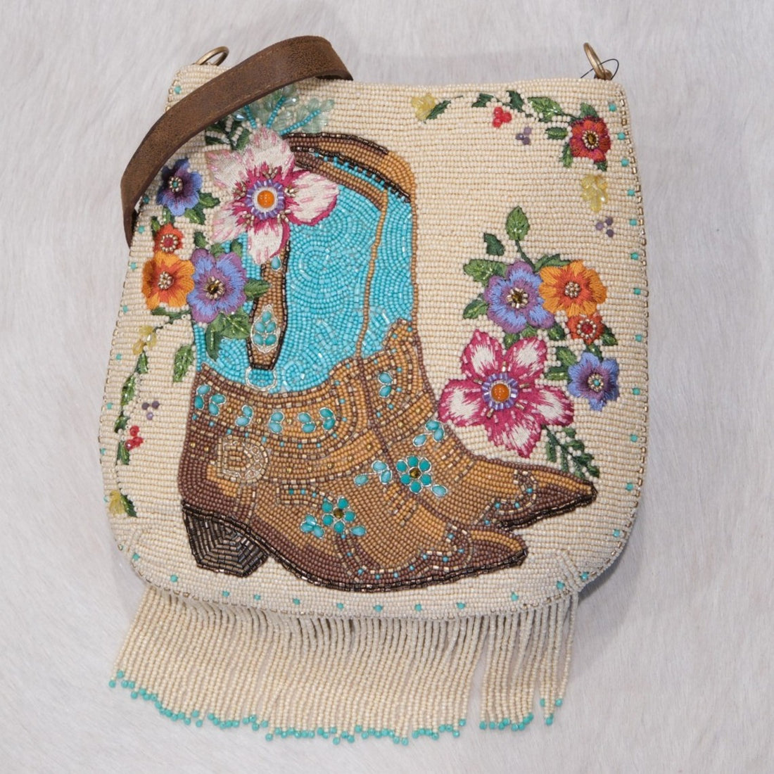 Mary Frances Line Dance Crossbody Handbag