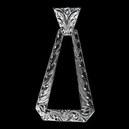 Vogt Silversmiths Alixandria Cocktail sterling silver hand-engraved dangle earrings