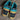 Twister Elise casual shoes in turquoise with colorful design
