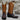 Nutted Calf Cognac Bison Boot on Custom "Duke" Last view of front and side
