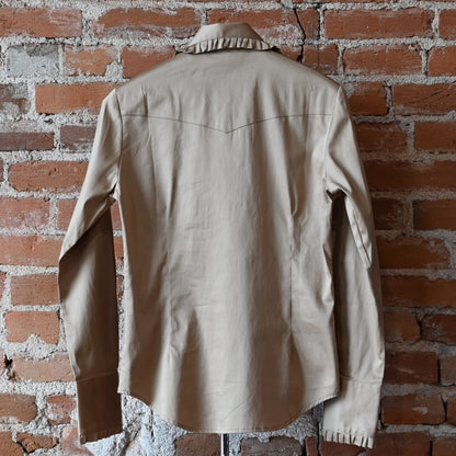 View of back of shirt