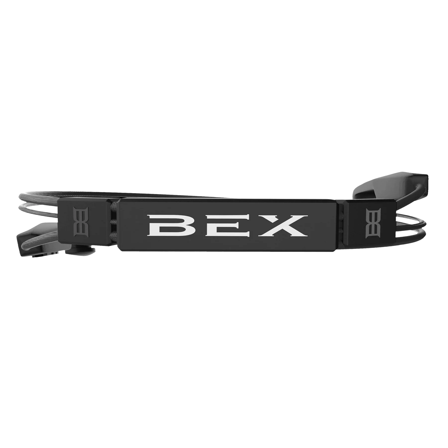 BEX OTG Leash black sunglass retainer with adjustable rubber and coated wire