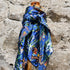 Cowboy Images Charmeuse Retro Cowboy Blue 44X44