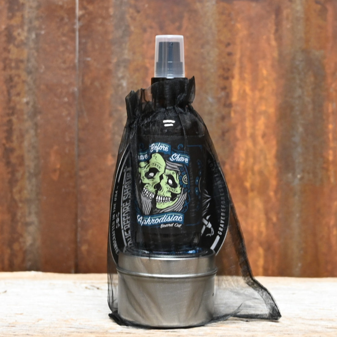 Grave Before Shave Large Aphrodisiac Beard Pack with 4 oz beard oil and 4 oz beard balm