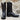 Lucchese men’s 13″ ostrich leather boot in black cherry with looping stitch pattern and tall shaft