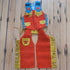 SouthBay Kids Rodeo Vest and Chaps Set - Blue and Orange