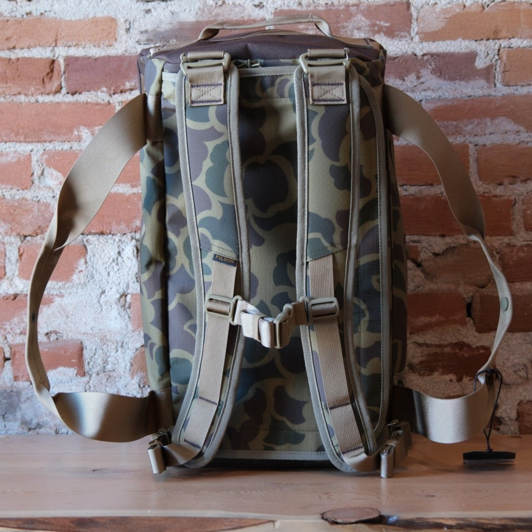 Filson All-Weather 40L Duffle in Tundra Shrub Camo.