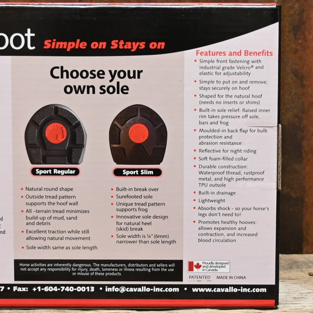 Toklat Originals Sport Regular Hoof Boots size 2 with 1000D nylon upper and TPU all-terrain sole