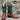 View of Hondo 14" cowboy boot with green volcano top, habana shoulder vamp, and tight round toe