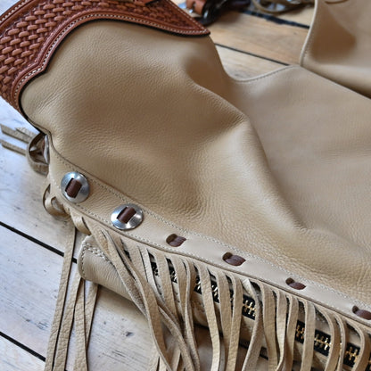 View of K Bar J Versatility Borderline Chap with Pocket in Size Large