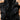 Pandemonium Scrunched Faux Fur Scarf in Midnight