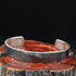 Vogt Gunsmith Cuff – hammered sterling silver cuff bracelet, optional copper interior