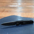 Kershaw Launch 11 automatic knife with black aluminum handle and stonewashed blade