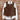 View of Schaefer ladies whiskey leather vest with Western yoke, snap front, and interior pockets